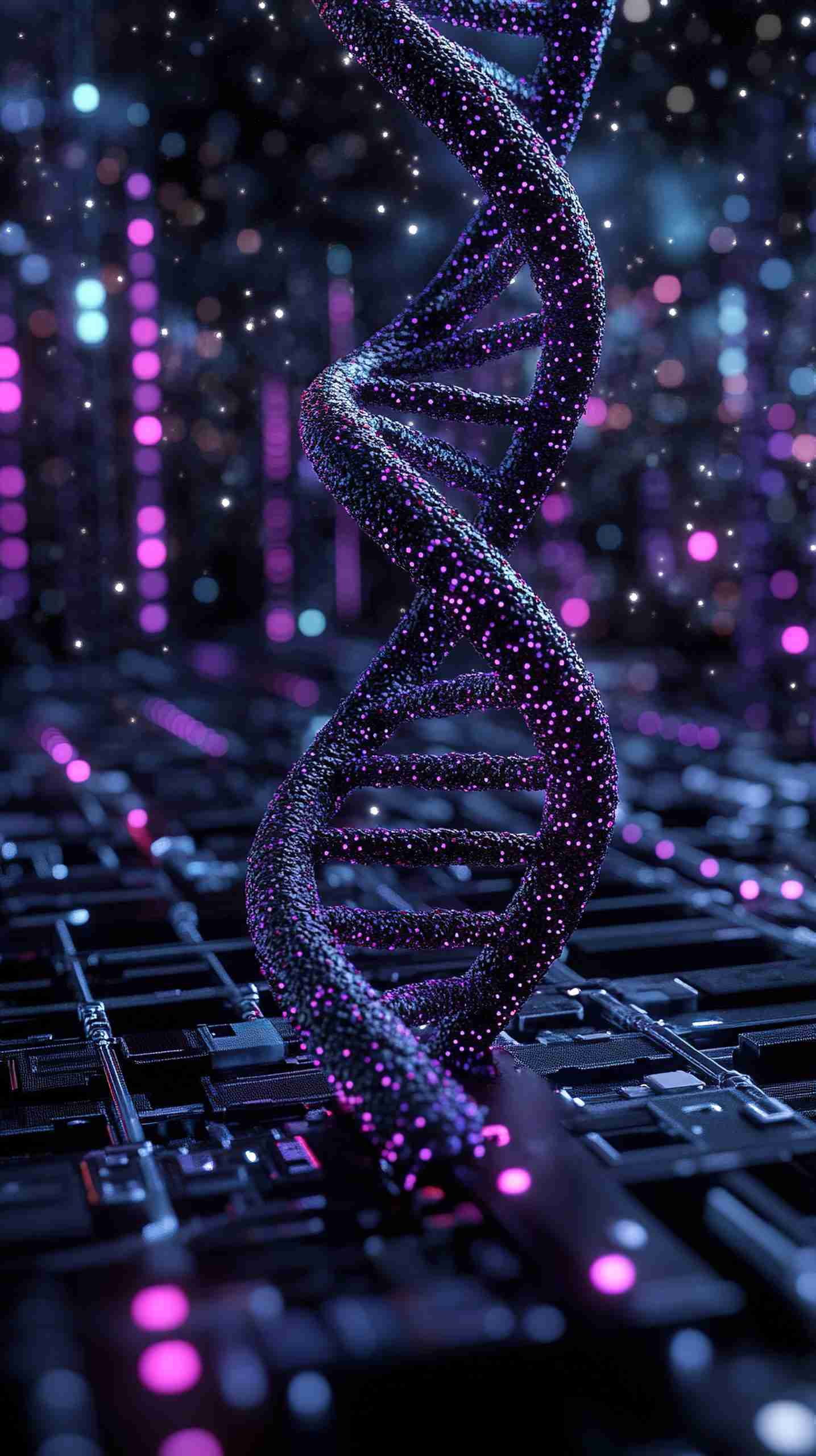 dna structure floating futuristic circuit board representing genetic engineering 1 scaled.jpg
