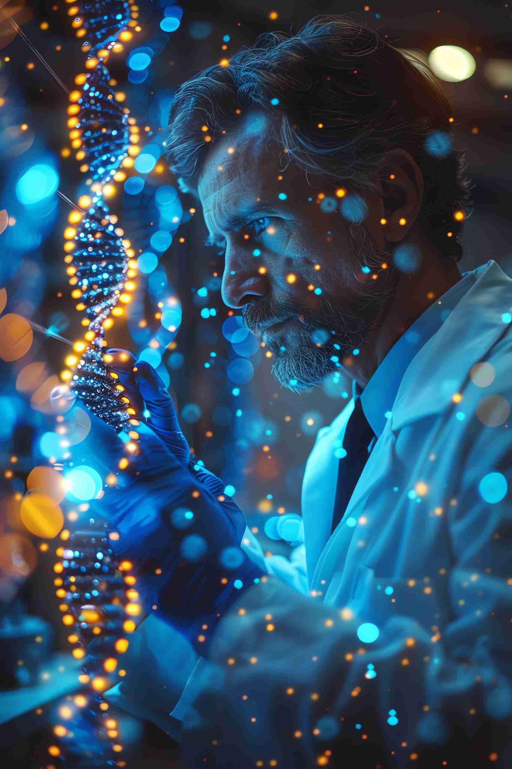 doctor touching dna structure strain helix genetics medical science human dna molecule chain scaled.jpg