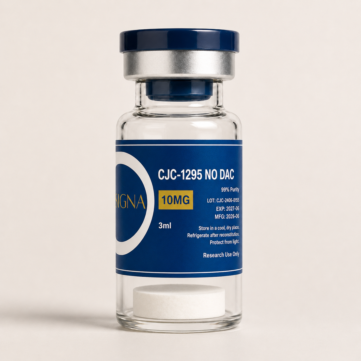 SignaPeptides research peptide vial